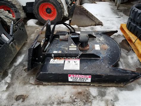 brush hog attachment for mini skid steer|brush mower attachment skid steer.